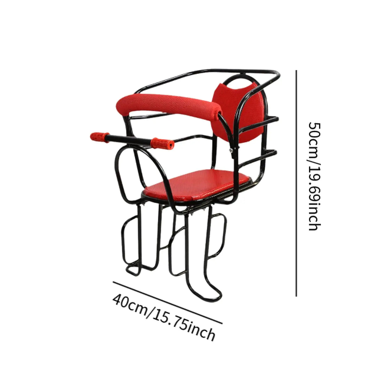 Child Bike Seat Rear Baby Carrier Footrest Iron Mount Safe Portable Kid Bicycle Seat Mat Detachable for Electric Bike Part