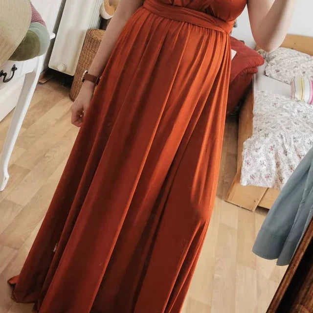 Multiway Maxi Dress Bridesmaid Dress Infinity Cocktail Dress Floor Length Bridesmaid Dress Maxi Dress for Bridesmaid Gifts
