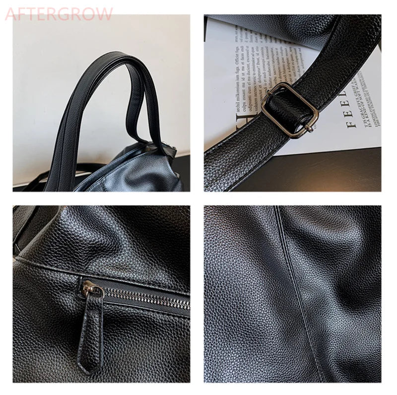 Women Large Handbag Large Shopping Bag Handbag High Quality Soft Leather Crossbody Bag Women Travel Shoulder Bag