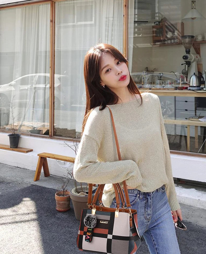 Luxury Vintage Shoulder Bags For Women Multi-Pocket Pu Leather Crossbody Bag Messenger Handbag Totes Purse bolsa feminina