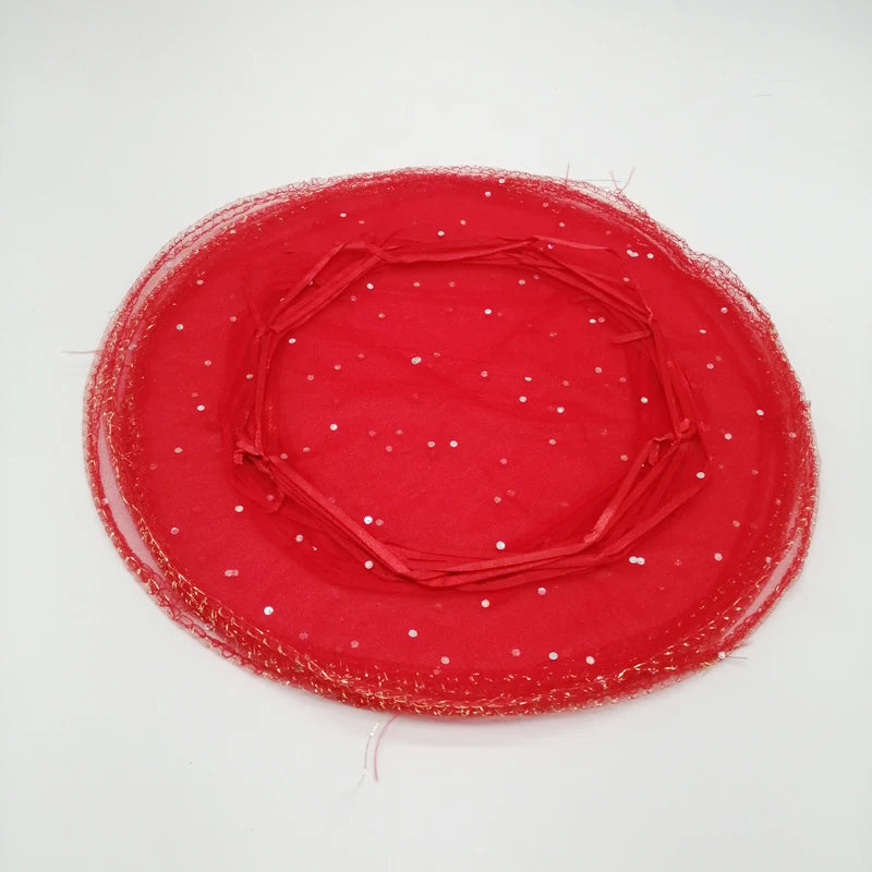 100pcs Diameter 25cm/35cm/40cm Round Drawstring Organza Jewelry Bags Jewellery Bag Jewelry Pouches Jewelry Packaging Display Bag