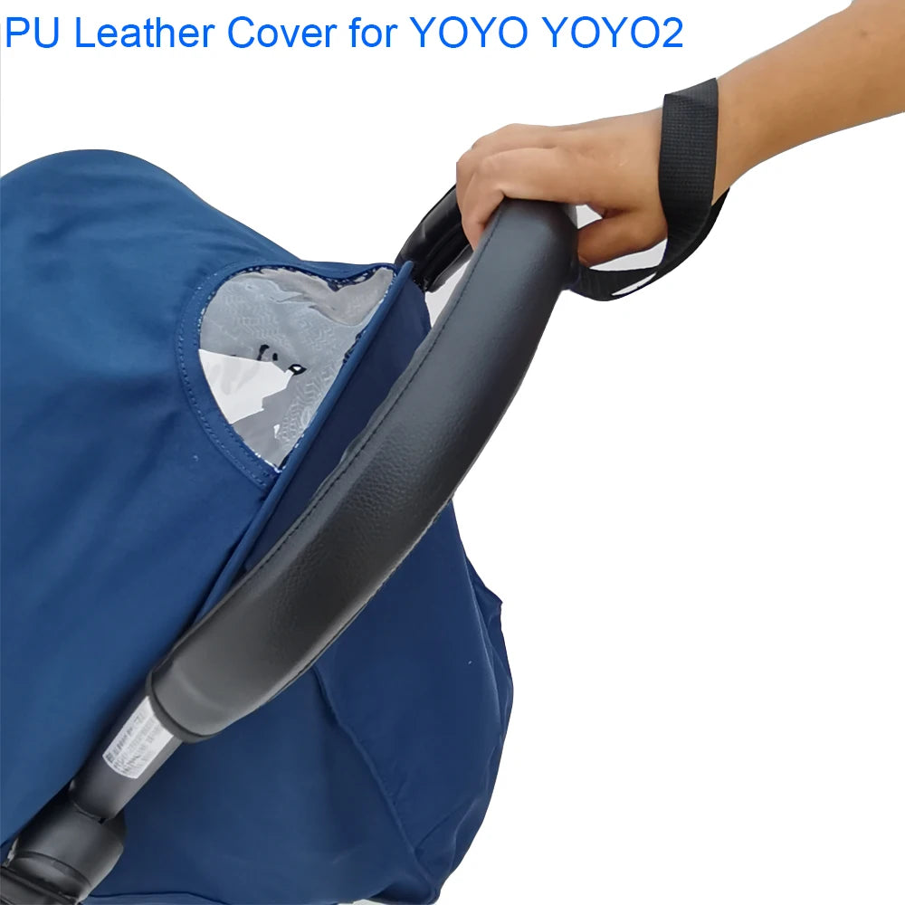 COLU KID® Baby Stroller Accessories PU Leather Protective Case Cover of Armrest and Handle for Babyzen Yoyo Yoyo2 Stroller