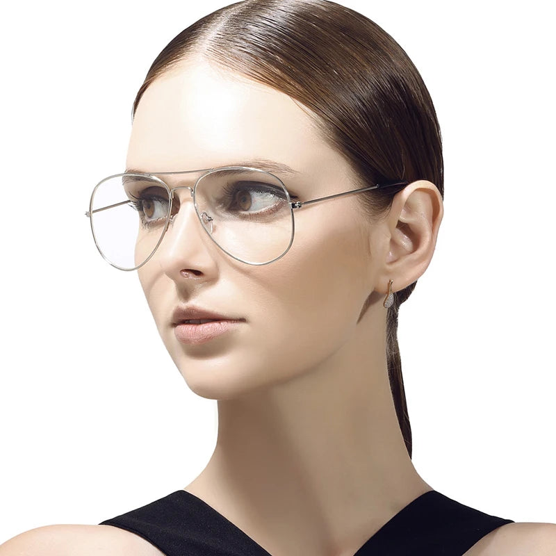 Intelligent Photochromic Bifocal Reading Glasses Round Women Men Classsic Pilot Sunglasses Presbyopic Eyeglasses L2