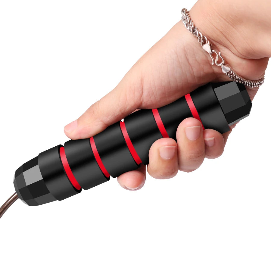 Adjustable Rapid Speed Jump Rope Steel Wire Skipping Rope for Fitness Workout Training Home Sport Equipment