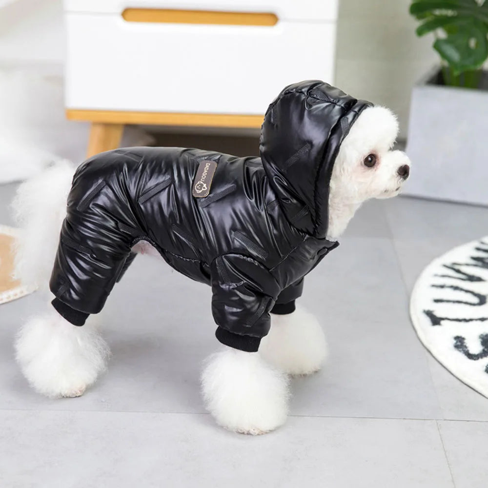 Fashion Dog Clothes Warm Thickening Dog Jacket Windproof Coat Outfit Puppy Down Jacket Winter Pet Dog Clothing Overalls for Cats