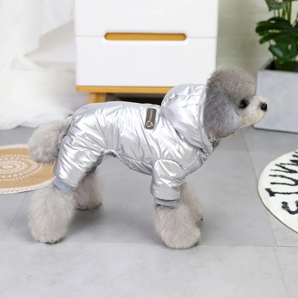 Fashion Dog Clothes Warm Thickening Dog Jacket Windproof Coat Outfit Puppy Down Jacket Winter Pet Dog Clothing Overalls for Cats