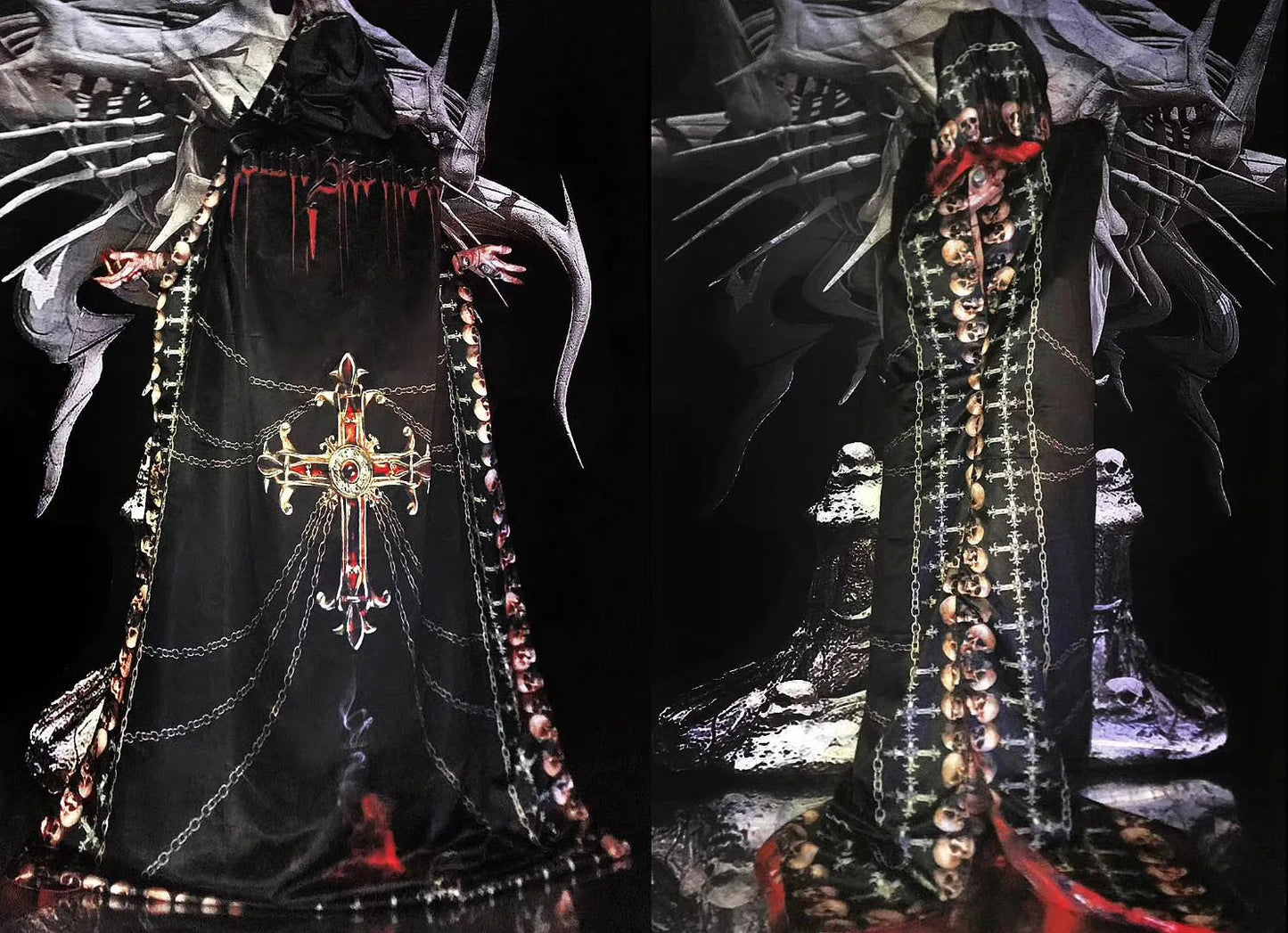 Halloween Men Women Horror Costume 3D Eye Novelty Jumpsuit Coat Stretch Rompers Nightclub Party Scary Stage Drag Queen Costumes