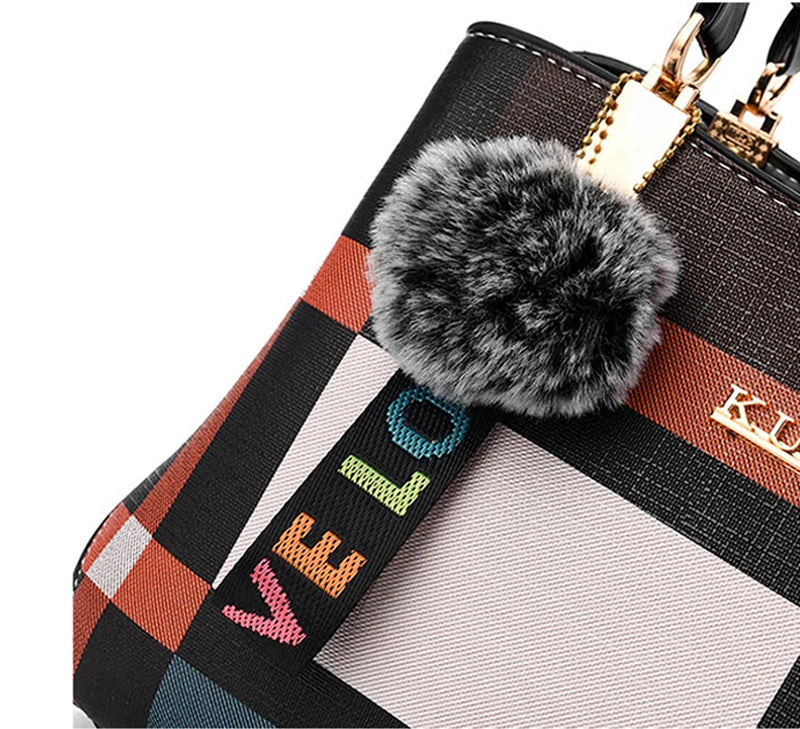 Luxury Vintage Shoulder Bags For Women Multi-Pocket Pu Leather Crossbody Bag Messenger Handbag Totes Purse bolsa feminina