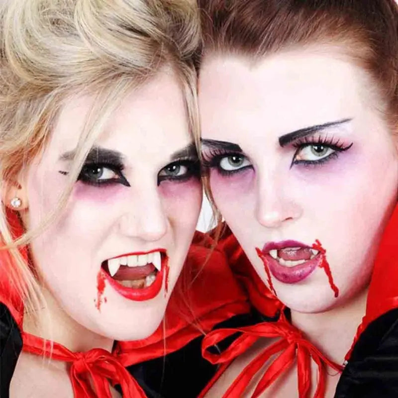 Adult Kids Halloween Party Costume Horrific Dress Vampire False Teeth Fangs Dentures Cosplay Photo Props Favors DIY Decorations