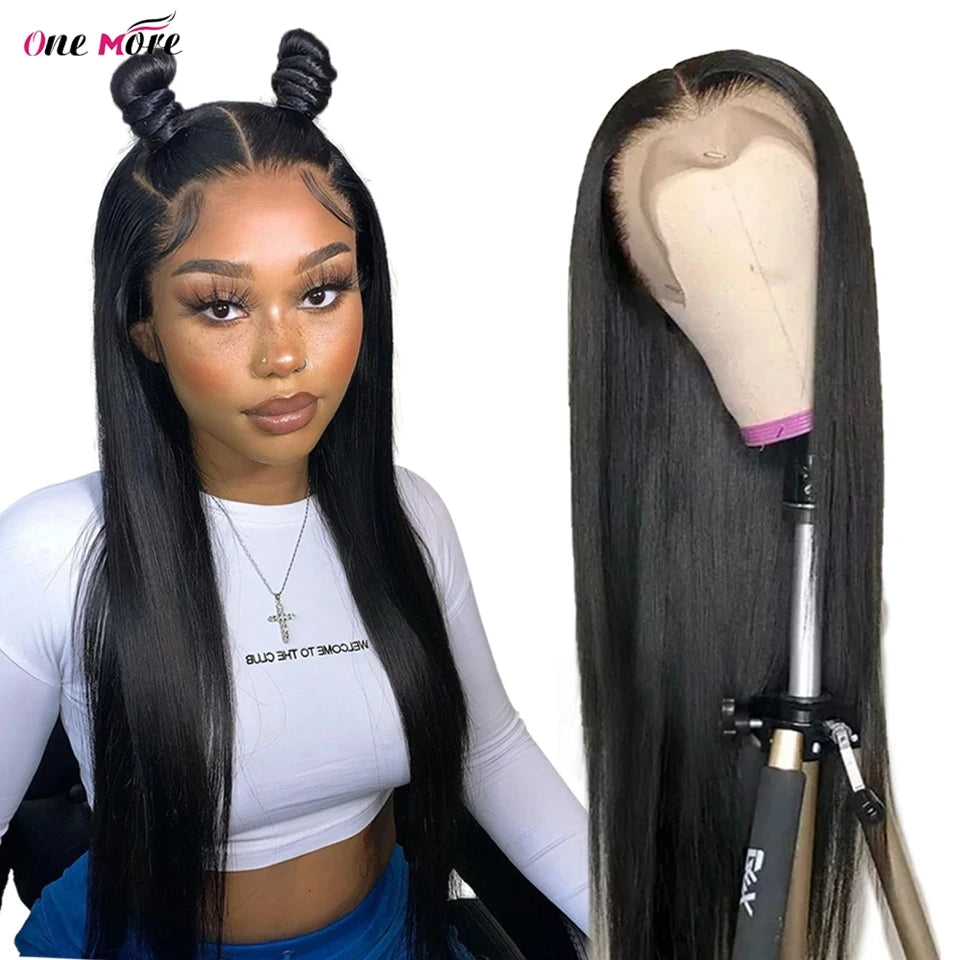 30 Inch Full Lace Human Hair Wig Long Straight Lace Front Wigs 13x6 13x4 Lace Frontal Pre Plucked for Women Hair Extensions