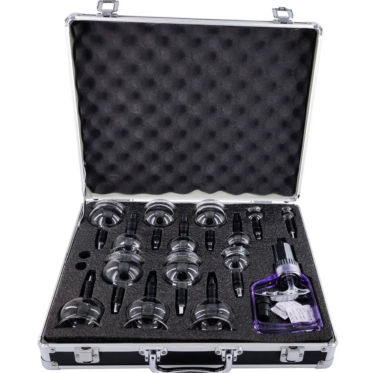 NEW Length Mouth Vacuum Glass Cupping Device Hijama Cups Beauty Glass Cupping 14 Pcs Set