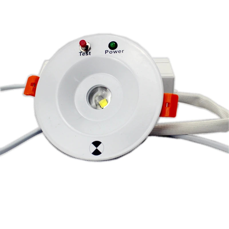 Higher Quality Emergency Light Downlight Lighting Recessed Ceiling Led Spot Ac90-280v 50/60hz 3hrs Aluminum Alloy Emergency Lamp
