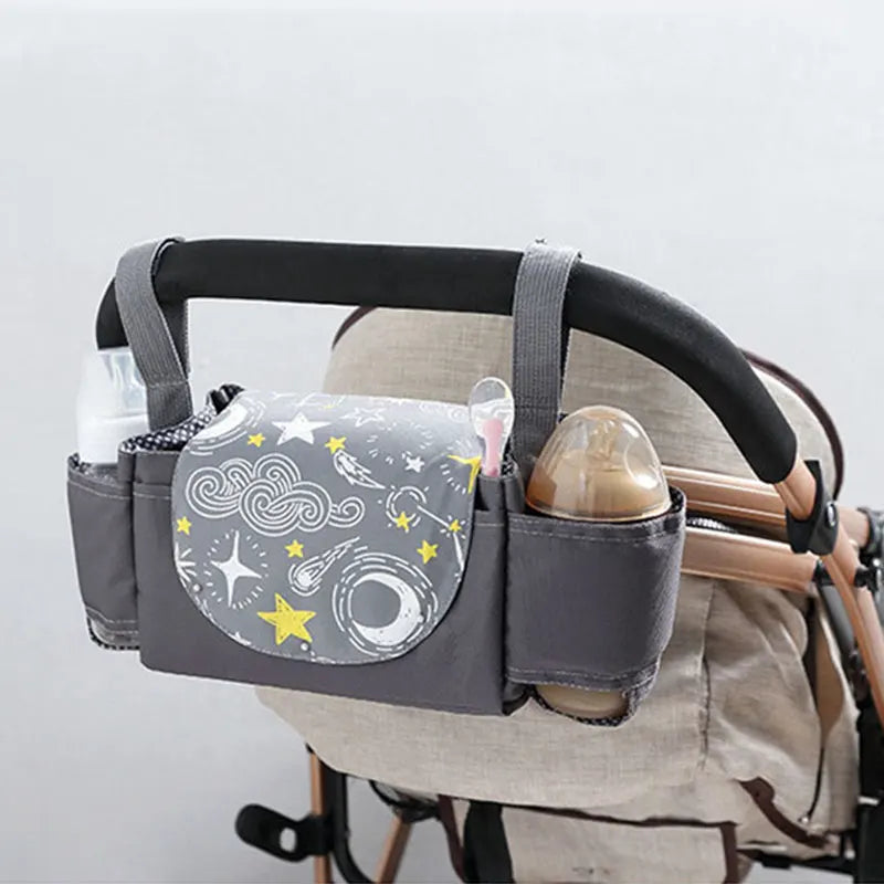 Baby Stroller Organizer Cup Holder Stroller Bag Baby Car Bag Trolley Bag Large Capacity Travel Baby Stroller Accessories