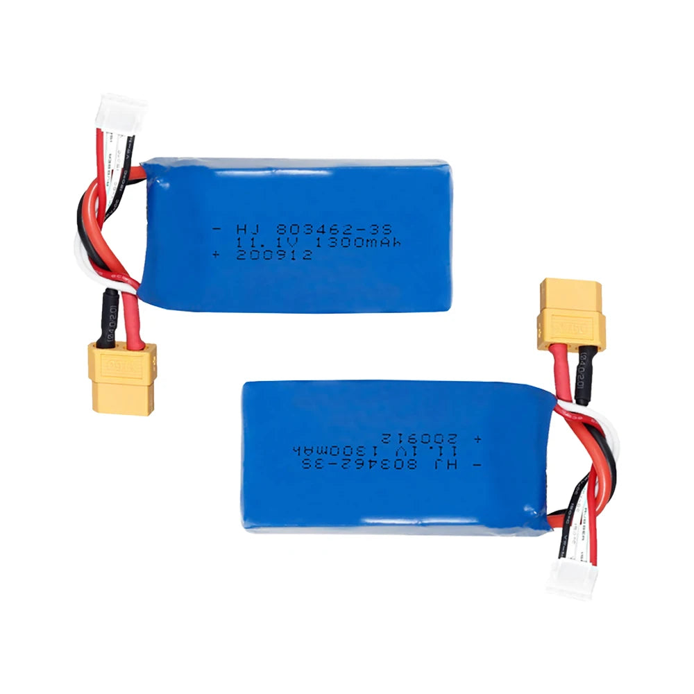 3s lipo battery 11.1V 1300mAh Battery For Wltoys X450 FPV RC Drone Spare Part 11.1v Rechargeable Batteries XT60 For Wltoys X450