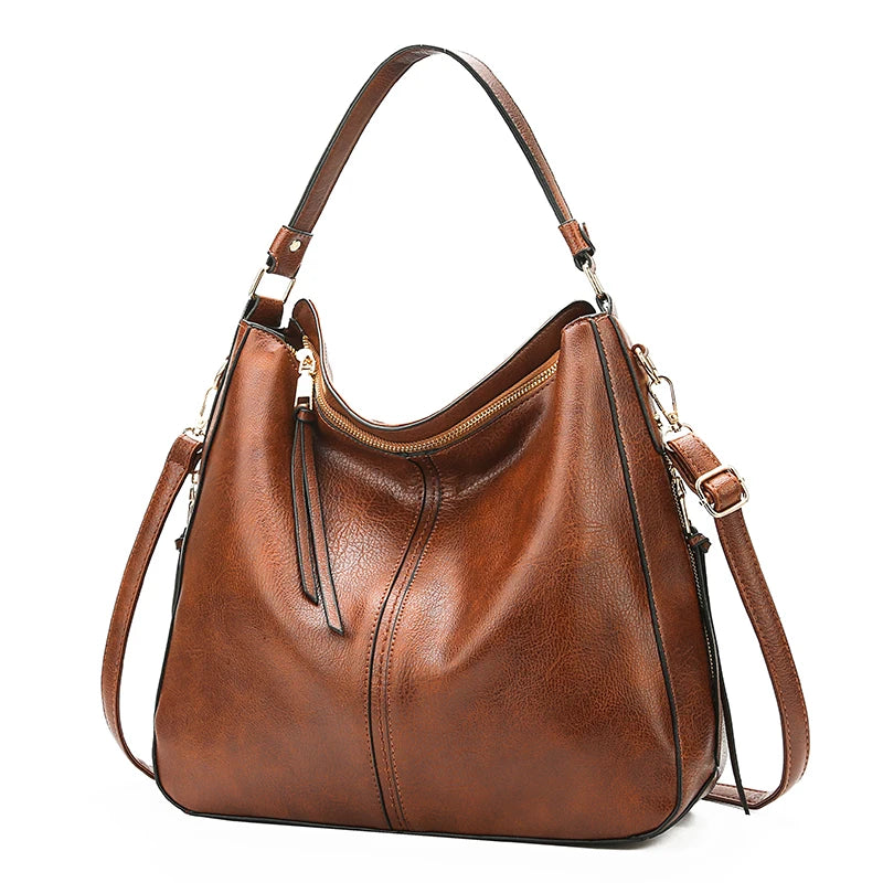 Luxury Handbags Women Bags Designer Faux Leather Bags For Women Hobos Europe Crossbody Bag Ladies Vintage Large Tote Bags