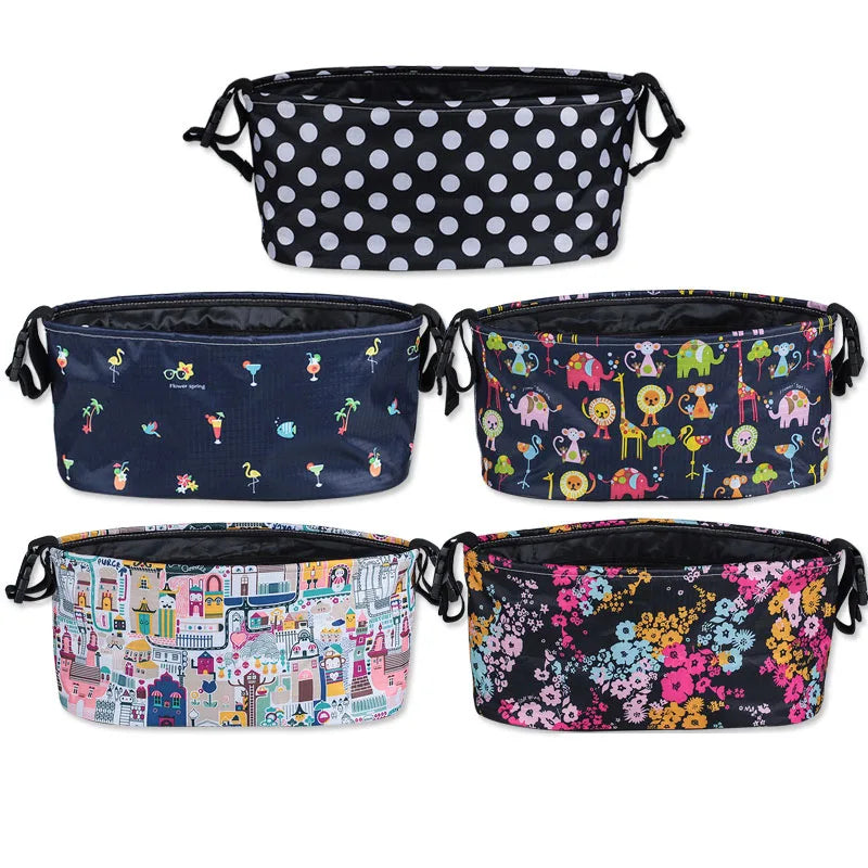 Baby Stroller Organizer Cup Holder Stroller Bag Baby Car Bag Trolley Bag Large Capacity Travel Baby Stroller Accessories