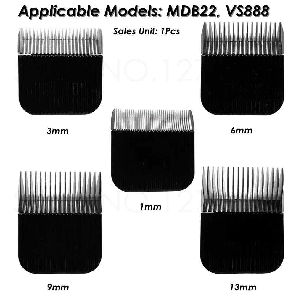 1Pcs Original Pet Clipper Blade 3/6/9/13mm Ceramic Cutter Head For AOBO VS888 MDB22 Cat Grooming Dog Hair Trimmer Professional