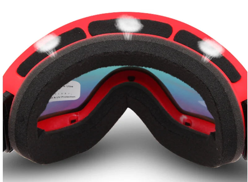 Snowmobile Ski Goggles Double Layers UV400 Anti fog Big Ski Glasses Skiing Snow Men Women Snowboard Goggles
