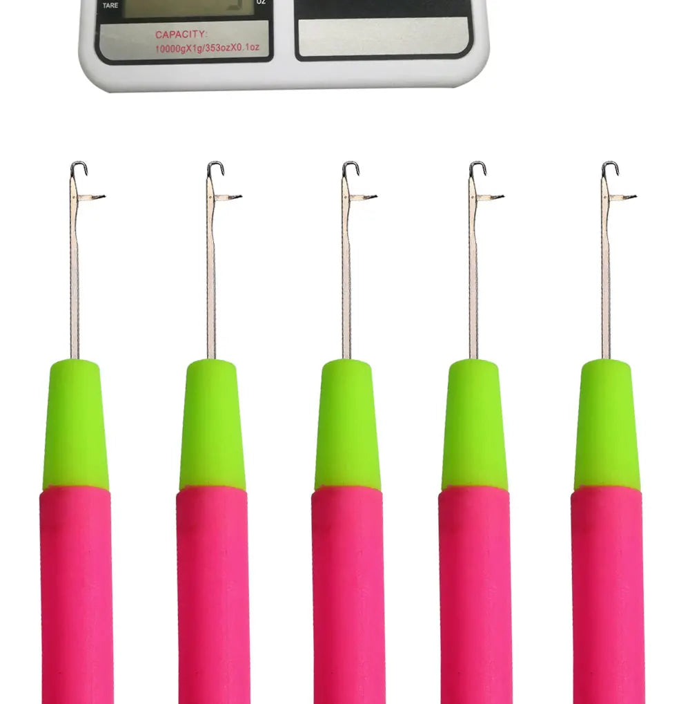 Plastic Crochet Hook Needle for Hair Weaving Dreadlock Knit Hook Needle for Hair Weaving Crochet Needle Hook