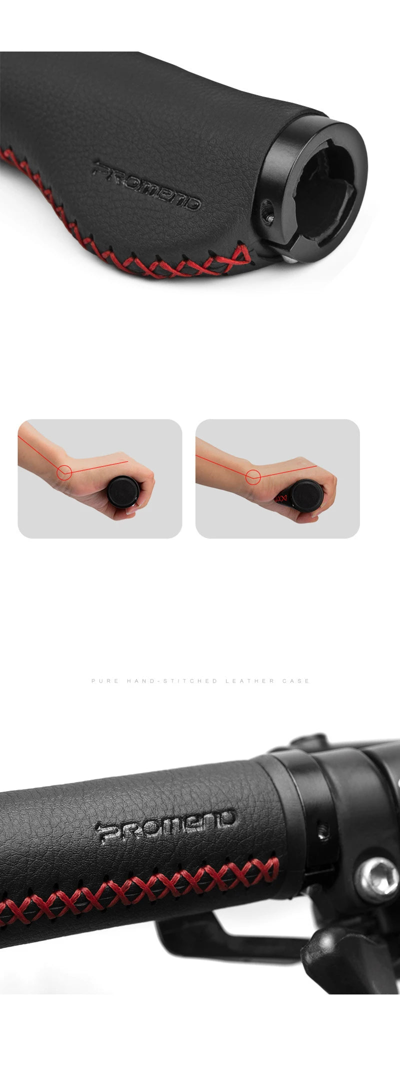 2pcs/1 Pair Fiber Leather Cycling Bicycle Grips  Mountain Road Cycling Bike Bicycle Mtb Handlebar Cover Grip Lock Bar Anti-slip