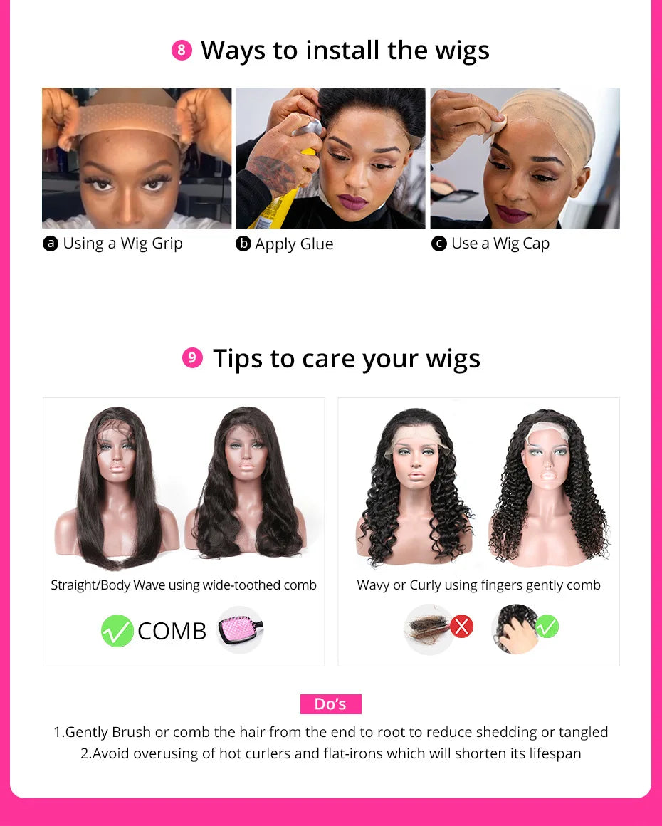 Afro Curly Human Hair Wigs for Black Women 13x4 Lace Front Red Brown Afro Puff Wig Natural Looking Heat Resistant Bouncy Hair
