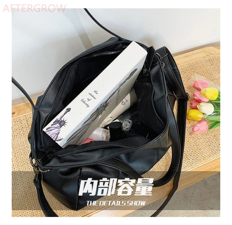 Women Large Handbag Large Shopping Bag Handbag High Quality Soft Leather Crossbody Bag Women Travel Shoulder Bag