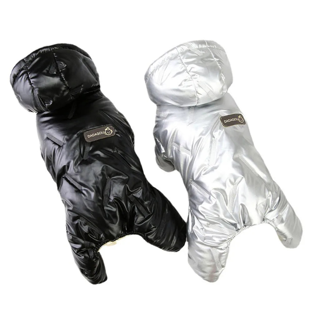 Fashion Dog Clothes Warm Thickening Dog Jacket Windproof Coat Outfit Puppy Down Jacket Winter Pet Dog Clothing Overalls for Cats