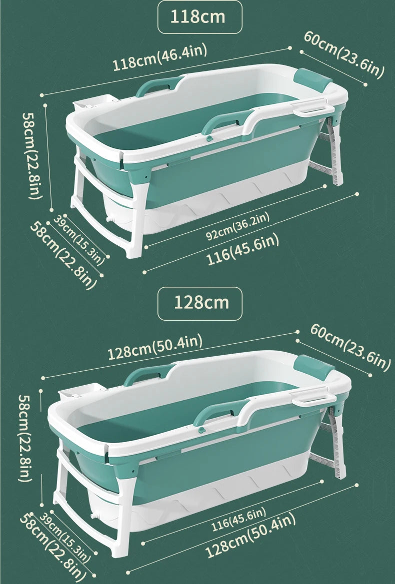 Extra Large Bath Tub Folding Portable Foldable Bathtub Sauna Inflatable Bath Tub for Adults