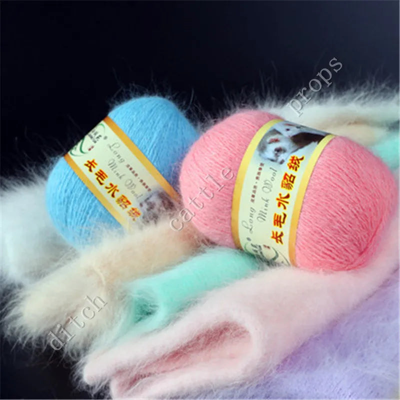 Newborn Photography props Pants Climbing Clothes BearTotal of Three Sets Handmade Knitted Mink