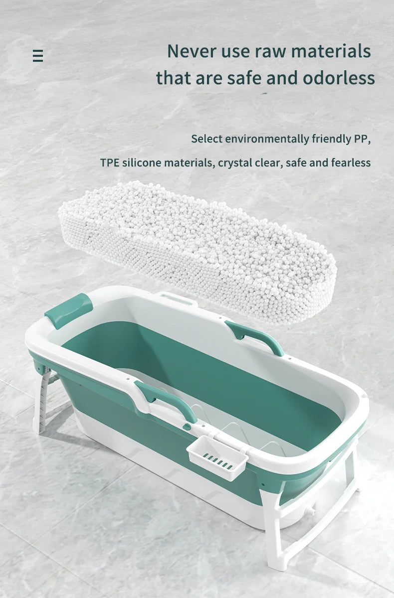 Extra Large Bath Tub Folding Portable Foldable Bathtub Sauna Inflatable Bath Tub for Adults