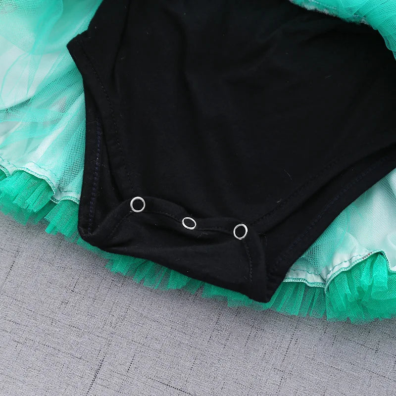 Baby Romper TUTU Dress With Headband Infant Baby Princess Girl Clothes Size 3-18M Cute Design Baby Dress Party Costumes