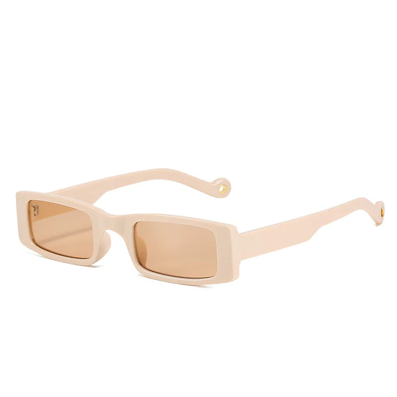Fashion Vintage Small Frame Square Sunglasses Women Men Luxury Brand Designer Rectangle Sun Glasses Female Travel Shades UV400