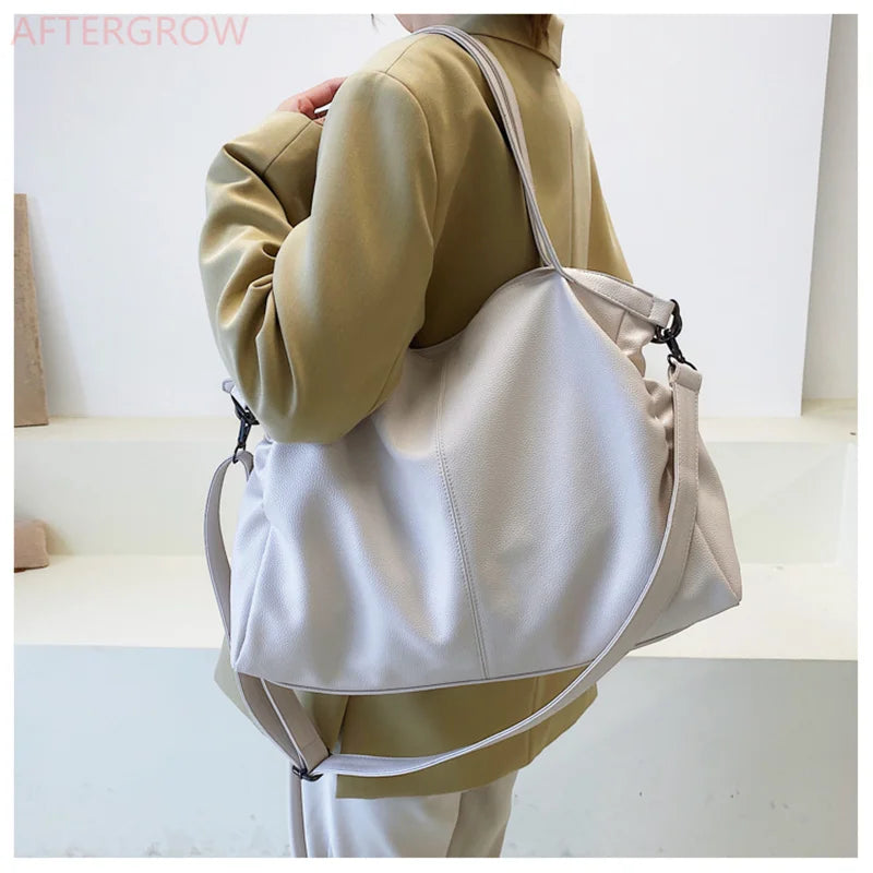 Women Large Handbag Large Shopping Bag Handbag High Quality Soft Leather Crossbody Bag Women Travel Shoulder Bag