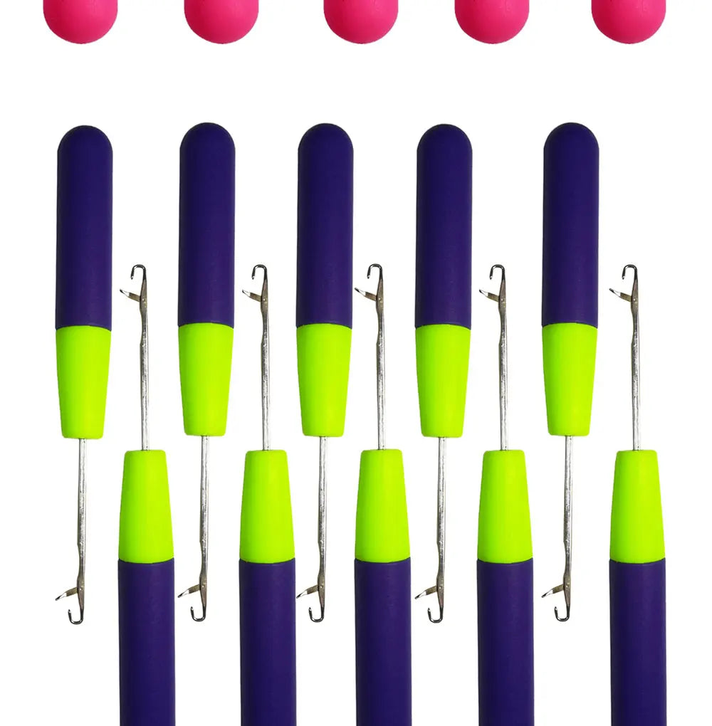 Plastic Crochet Hook Needle for Hair Weaving Dreadlock Knit Hook Needle for Hair Weaving Crochet Needle Hook