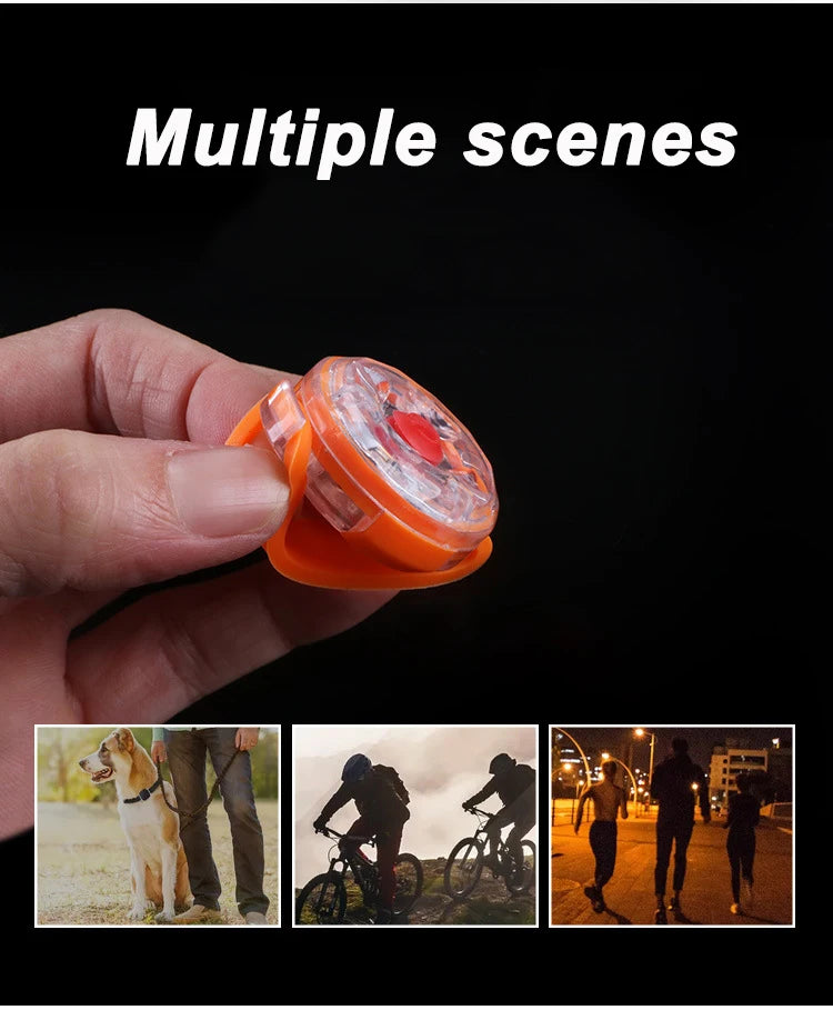 IPX7 Waterproof LED Pet Dog Cat Collar Pendant Night Safety Luminous Light Flashing Pendant With Light for Dog CatAccessories