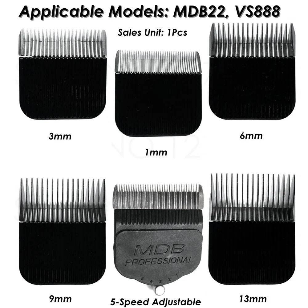 1Pcs Original Pet Clipper Blade 3/6/9/13mm Ceramic Cutter Head For AOBO VS888 MDB22 Cat Grooming Dog Hair Trimmer Professional