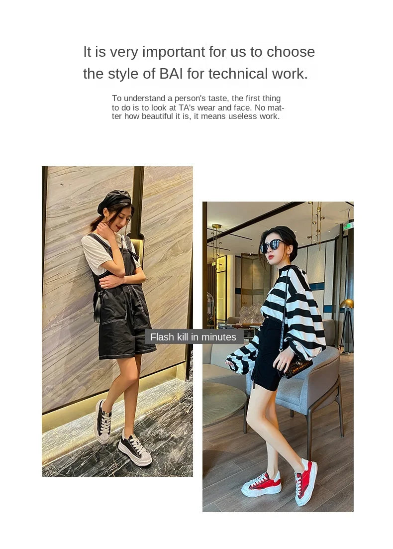 Black Canvas Shoes Woman Vulcanize Shoes Ladies Sneakers Shoes for Women 2025 Platform Sneakers Casuales Trainers Sneakers Women