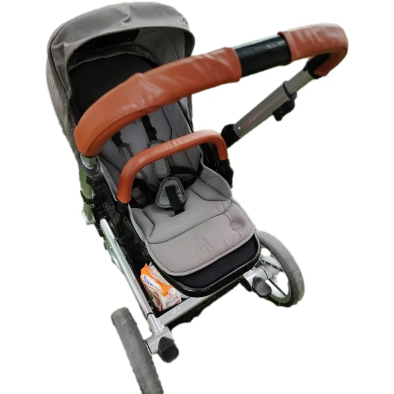 Stroller Baby Leather Bumper Covers Fit Mutsy iGo Urban Nomad Handle Sleeve Case Armrest Protective Cover Stroller Accessories