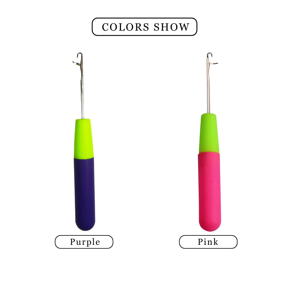 Jumbo Braiding Plastic Latch Crochet Hook Needle for Dreadlock Hair Weaving Extension Tool Knitt Making