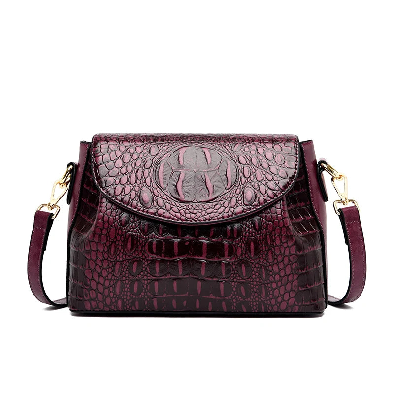 Luxury Brand Handbags For Women 2026 Sac A Main Ladies Crocodile Pattern Leather Crossbody Bags Designer New Shoulder Bag Bolsos