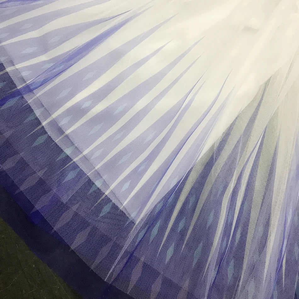 Elsa Anna 2 Dress Girls Princess Carnival Party Halloween Cosplay Costume Snow Queen Vestido Children Clothing For 2-12 Years