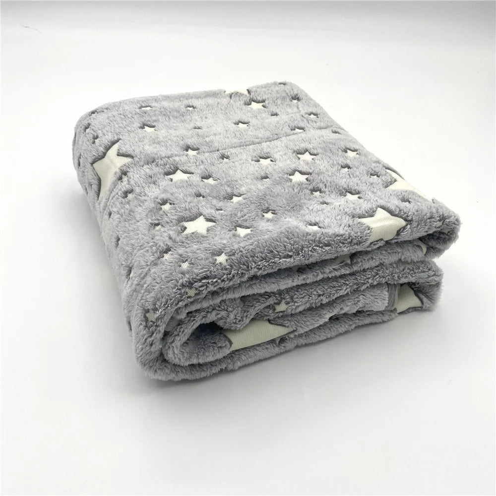 Blanket Glow in the Dark Luminous Star Blanket for Kids