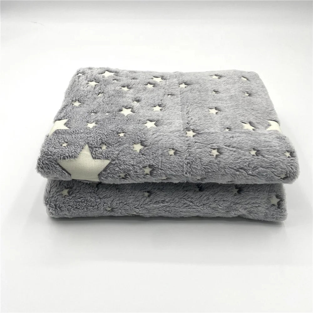 Blanket Glow in the Dark Luminous Star Blanket for Kids