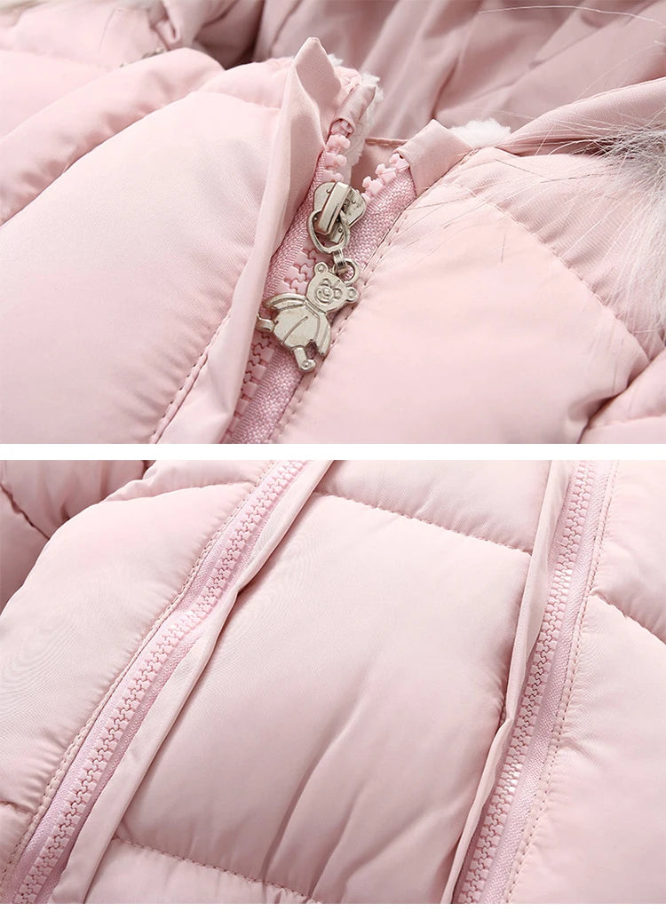 0-24 Months Newborn Baby Jumpsuit Winter Cotton Baby Romper With Gloves Hooded Thicken Boys Snowsuit Girl Clothing Set