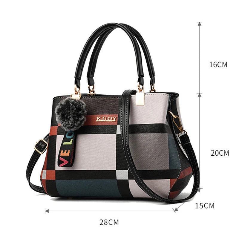 Luxury Vintage Shoulder Bags For Women Multi-Pocket Pu Leather Crossbody Bag Messenger Handbag Totes Purse bolsa feminina