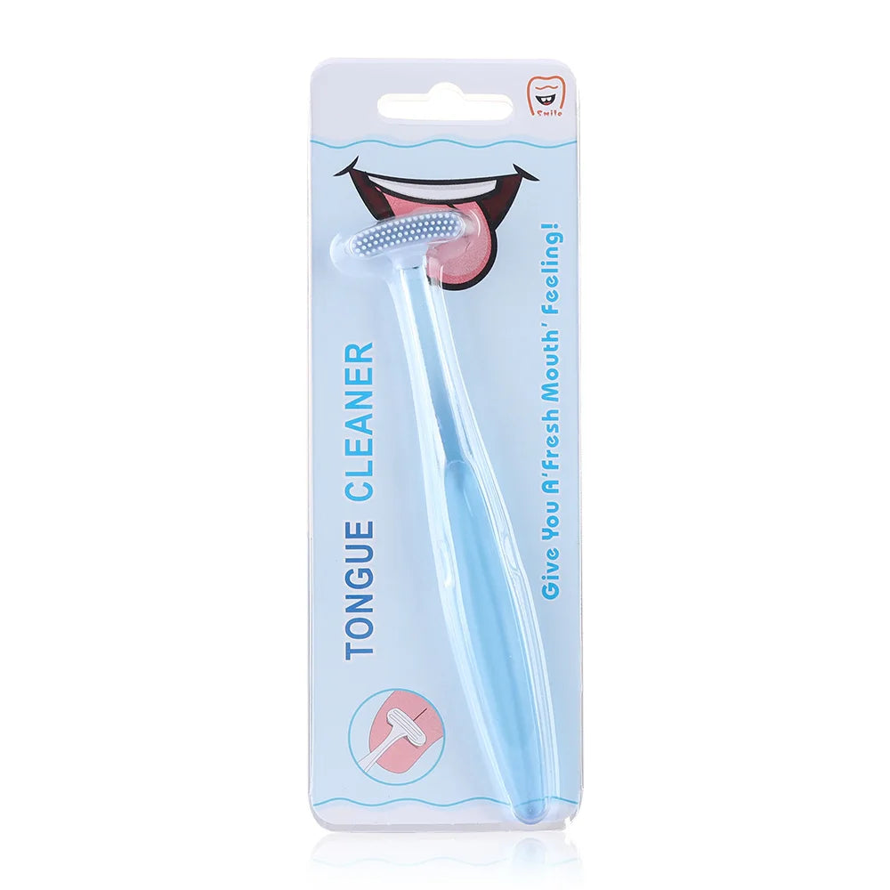 Soft Silicone Tongue Brush Cleaning the Surface of Tongue Oral Cleaning Brushes Cleaner Fresh Breath Health Care Tool