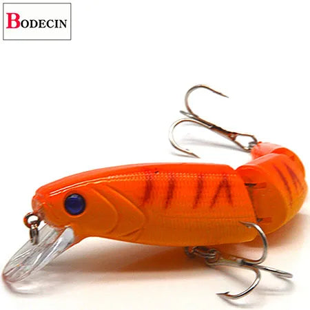 Multi Section Sea Bass Hard Fishing Lures 3D Eyes 1PCS Crankbaits Minnow Swimbait Fake Hard Bait Artificial Wobblers Carp Tackle