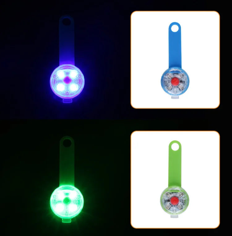 IPX7 Waterproof LED Pet Dog Cat Collar Pendant Night Safety Luminous Light Flashing Pendant With Light for Dog CatAccessories