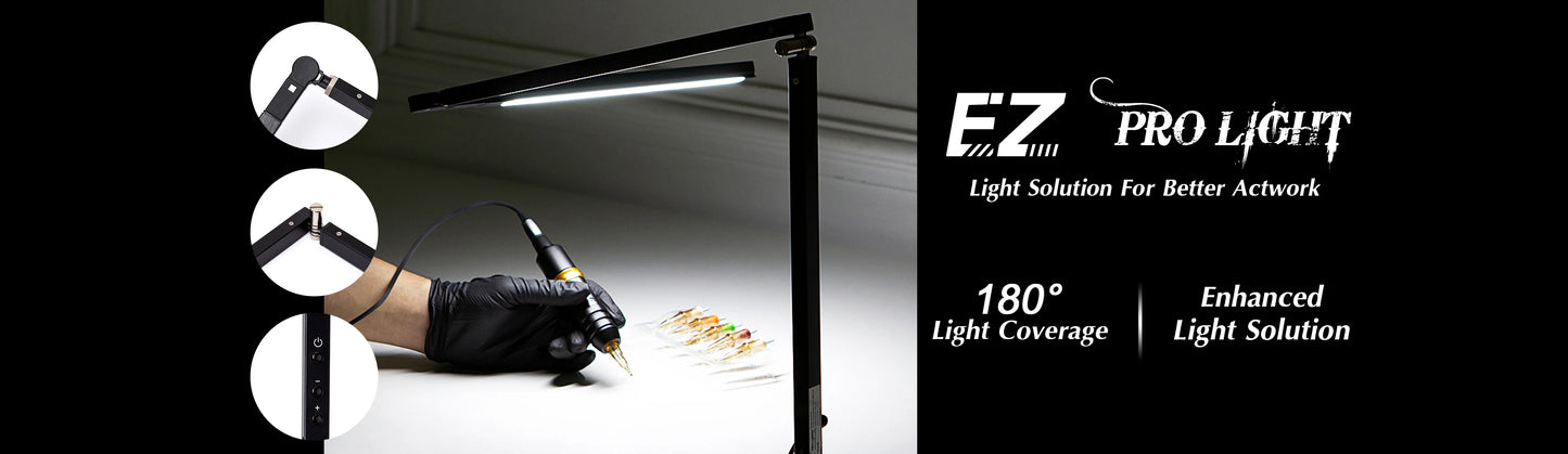 EZ PRO LIGHT LED Desk Lamp Adjustable Flexible Tattoo Lamps for Tattoo and Permanent Makeup Tools