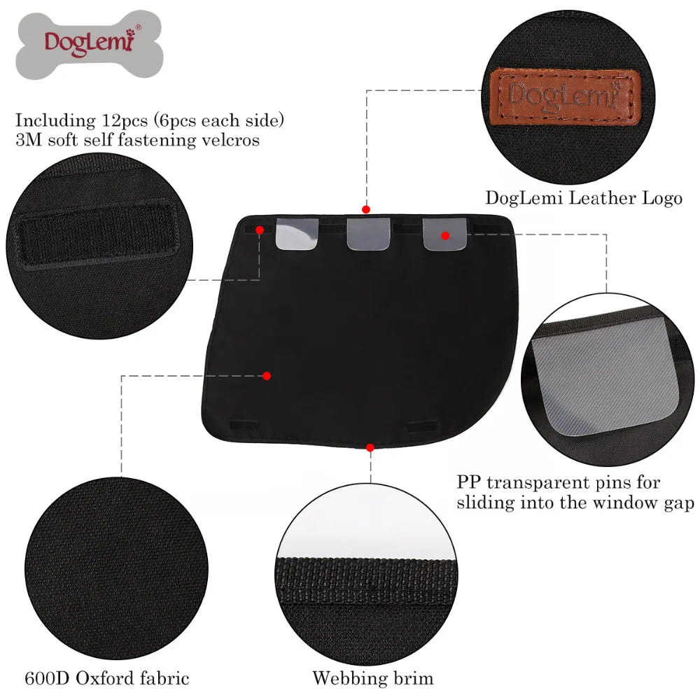 2Pcs/Pack Pet Dog Car Door Cover Protector Mat Waterproof 600D Oxford Cloth Protection Mats Non-slip Scratch Guard for Pets Dog